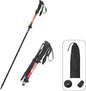 Aluminum Collapsible Ultralight Travel Trekking Hiking Poles Djustable Height,Walking Sticks with Quick Lock System, Telescopic, Camping for Men and Women