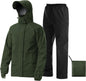 Rain Suit Waterproof Jacket with Pants 2 Pieces Breathable Lightweight Packable Raincoat with Hooded Rain Gear Unisex