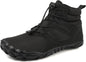 Mens Barefoot Winter Hiking Snow Boots Soft Lightweight Slip on Outdoor Grounding Shoes