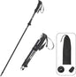Aluminum Collapsible Ultralight Travel Trekking Hiking Poles Djustable Height,Walking Sticks with Quick Lock System, Telescopic, Camping for Men and Women