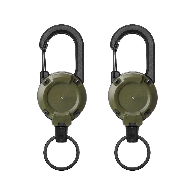 New Multifunctional Retractable Pull Reel Carabiner Keychain