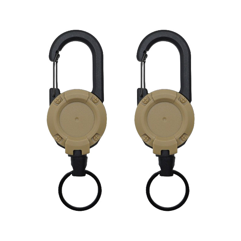 New Multifunctional Retractable Pull Reel Carabiner Keychain