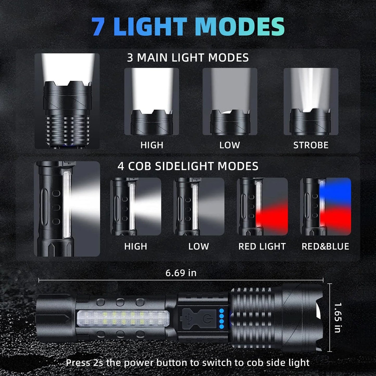 🔦 Ultra Survival Bright Flashlight US